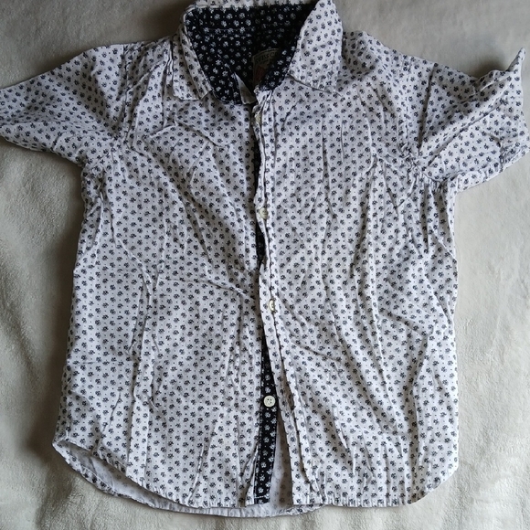 Arizona Jean Company Blue & Green Plaid Short-Sleeve Button-Up Shirt - Boys - Picture 14 of 16